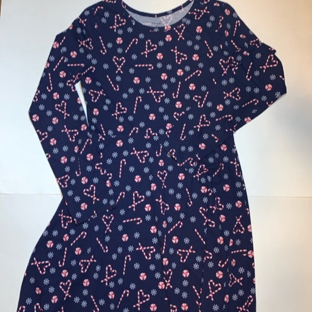 Holiday Print Dress